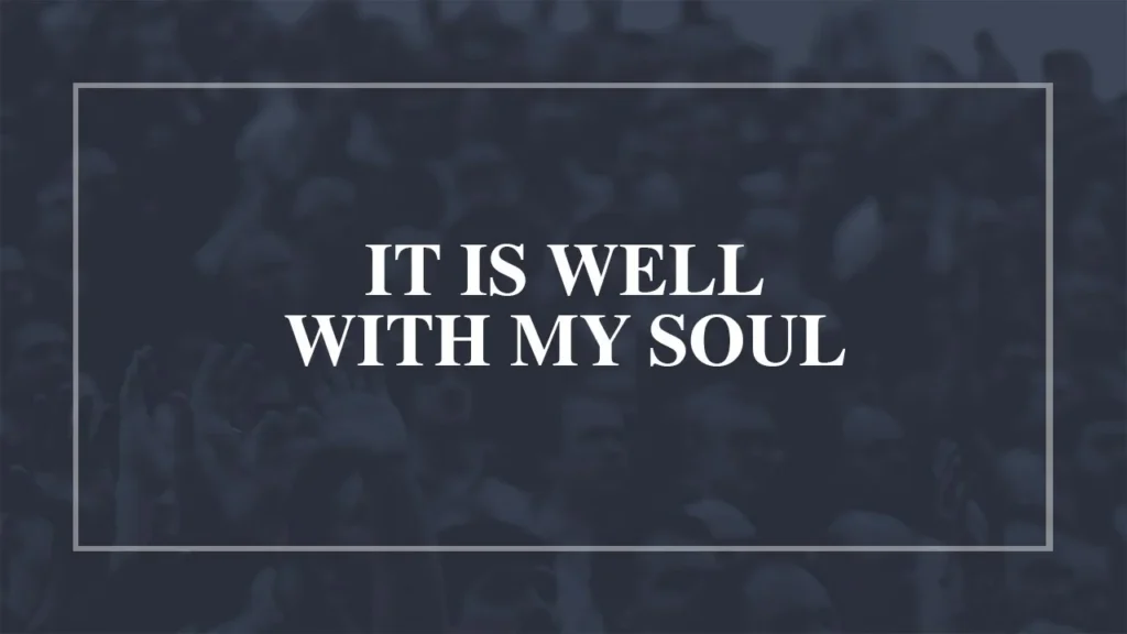 it is well with my soul lyrics